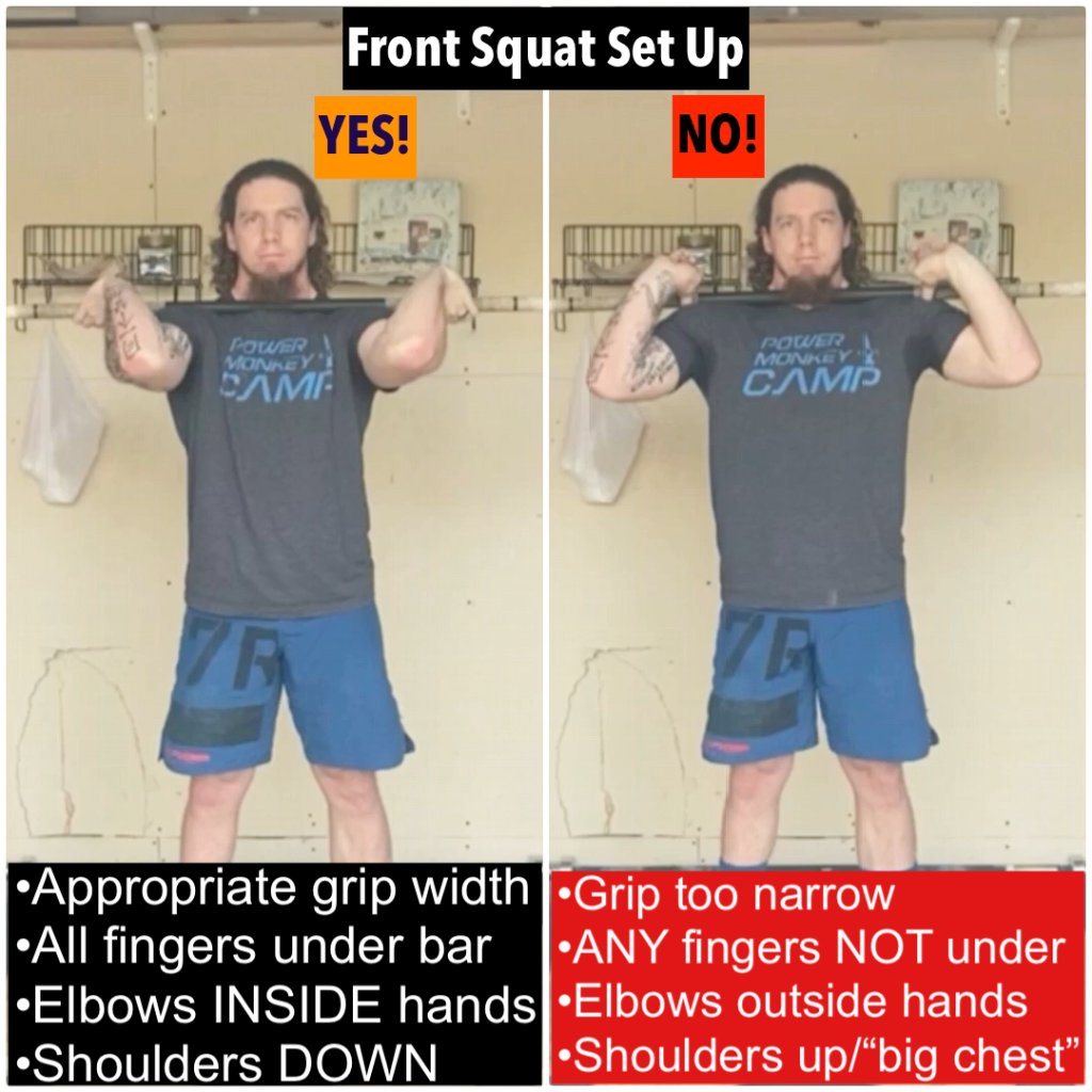 Front Rack Position: How To Hold The Bar – Vaughn Weightlifting