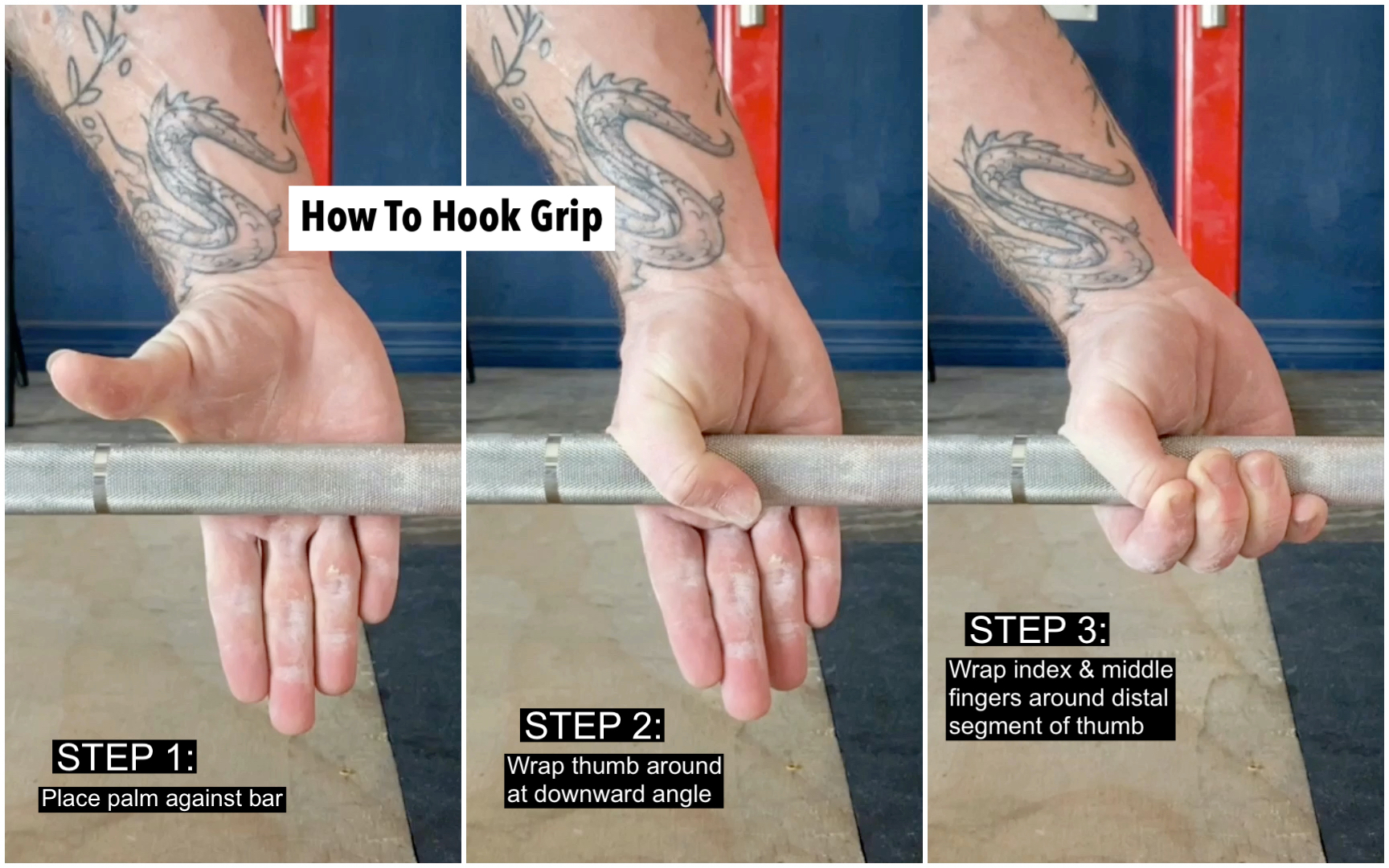 How to Use Weight Lifting Hook Grips, Complete Guide to Using Weightlifting  Hooks